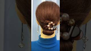 hair tutorial part 26 hairstyle hair shorts [upl. by Aissej]