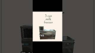 3 can milk freezer 7499906703 [upl. by Ikim]