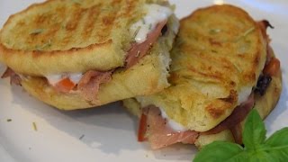 Authentic Italian Panini  Cooking Italian with Joe [upl. by Nylirak]