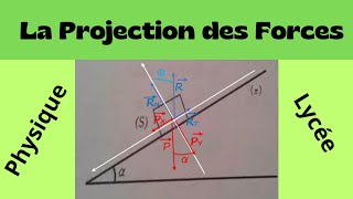 Comment on détermine les composantes des forces en cas dun plan incliné [upl. by Anoy493]