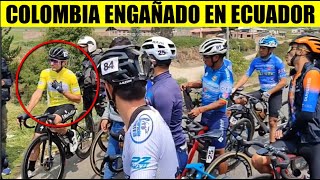 COLOMBIA LE JUEGAN SUCIO EN VUELTA a ECUADOR 2024 ¿QUE PASO  4 ETAPA [upl. by Erika]