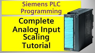 Complete Analog Input Scaling Program Tutorial in Siemens PLC  Siemens PLC Programming in Tamil [upl. by Xila849]