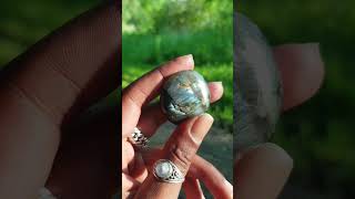 Labradorite 😍 see the shine😱 gemstone [upl. by Yahs]