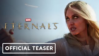 Marvel Studios’ Eternals  Official Teaser Trailer 2021 Angelina Jolie Kumail Nanjiani [upl. by Enajyram]