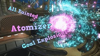 All Painted Atomizer Goal Explosions  Rocket League [upl. by Gaven167]