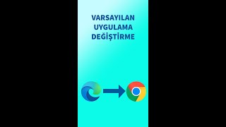 Windows 11 Varsayılan Tarayıcı Değiştirme shorts [upl. by Scevor154]