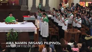 Ama Namin Eddie Hontiveros SJ  Misang Pilipino  AM Choir’s Pater Noster [upl. by Harvison]