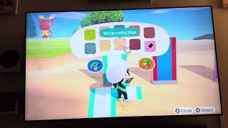 5 Animal Crossing New Horizon how to create water slide vid 5 [upl. by Antonius]