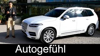 Allnew Volvo XC90 T8 PluginHybrid twin engine Inscription trim REVIEW test drive  Autogefühl [upl. by Helse]