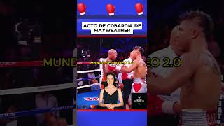 Acto de cobardía de Floyd Mayweather boxeo boxing box [upl. by Liss]