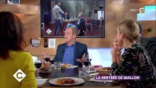 Stéphane Guillon et Sarah Biasini au dîner  C à Vous  14092017 [upl. by Hardy]