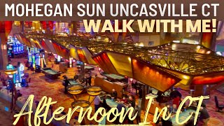 Mohegan Sun Casino Uncasville CT walk around 2022 tour [upl. by Shiau]