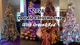 NEW 2024 Christmas Decor  How to Decorate a Christmas Tree Using Purple  CHRISTMAS 2024 [upl. by Basir]