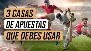 03 CASAS de APUESTAS que RECOMIENDO USAR  SUREBETS 2024 [upl. by Eatnuahc]