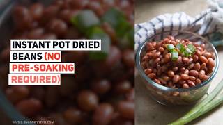 Instant Pot Dried Beans No PreSoaking Required [upl. by Ecinreb]