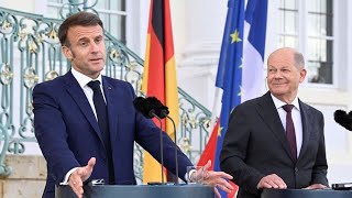 Scholz und Macron für eine stärkere europäische Wirtschaft [upl. by Eseret]