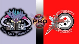 Pokémon Draft League  PBO Playoffs  New York Malamars VS Pittsburgh Scizors [upl. by Acilgna]