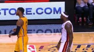 Paul George LeBron James Incredible Playoff Moment From All Angles [upl. by Ahouh205]