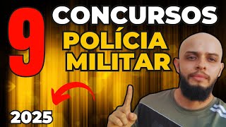 CONCURSOS Polícias Militares Previstos Para 2025 [upl. by Stratton]