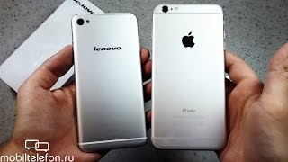 Распаковка Lenovo S90 Sisley Androidсмартфон по образу iPhone 6 unboxing [upl. by Burbank9]