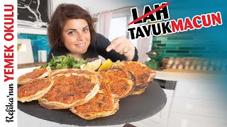 15 DKda Kolay Tavuk Lahmacun Tarifi  Hazır Yufkadan TAVUKMACUN 🫓 Ramazan Yemekleri [upl. by Jaime]