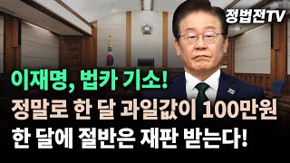 이재명 법카 기소 정말로 한 달 과일값이 100만원 한 달에 절반은 재판 받는다 [upl. by Tildy]