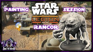 Painting a RANCOR For STAR WARS LEGION and Chilling [upl. by Bullen]