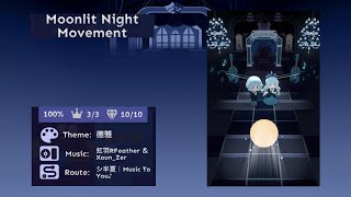 Rolling Sky CoCreation Level 12 Moonlit Night Movement  1010 Gems and 33 Crowns [upl. by Perdita]