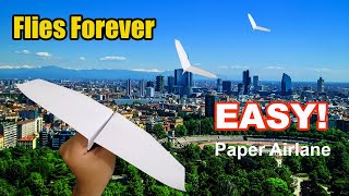 How To Make A Paper Airplane That Flies Like Bird  Easy paper airplane [upl. by Oer]