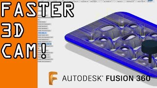 Fusion 360 Reducing Cycle Time on 3D Toolpaths FF61 [upl. by Nimzzaj]