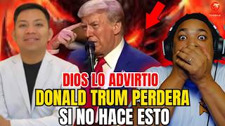 DIOS MIO ESPANTOSA PROFECIA A DONALD TRUMP CUIDADO TE ESTAN PERSIGUIENDO [upl. by Nolyaj39]