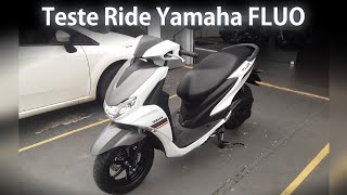 TESTAMOS A YAMAHA FLUO e foi SURPREENDENTE 😲 NOVA SCOOTER COM START amp STOP SMART KEY ABS LED e [upl. by Alidis]