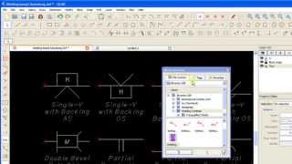 QCAD Tutorial QampE Create a library item [upl. by Sucramej296]