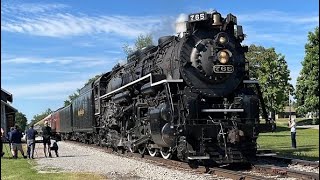 Chasing NKP 765 on its TRI State Steam Excursion 2024 across THREE STATES [upl. by Corsiglia]