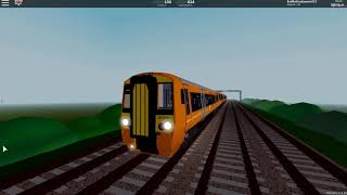 Stepford County Railway  Airlink  Stepford Airport Central to Leighton Stepford Road  Class 387 [upl. by Nathanil817]