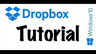 Dropbox Tutorial Installation and Use for Windows 10 [upl. by Anahsohs387]