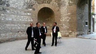 Gorgeous Acapella voices in the Diocletian palace at Split [upl. by Bartie989]