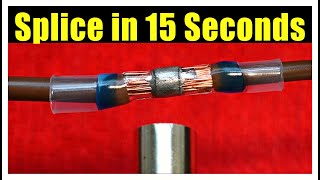 How to Splice Wires Quickly and Correctly [upl. by Ahsyat]