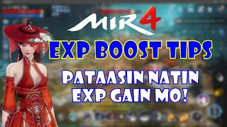 MIR4 EXP BOOST 101  PARA MAS MAPABILIS PAGPAPALEVEL MO  MAKACARNAL MO NA NANGBULLY SAYO [upl. by Erlandson]