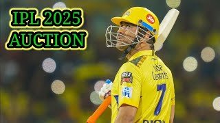 ipl auction 2025  ipl 2025 auction kab hoga [upl. by Hewe]