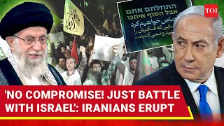 Enough Want Revenge Now Iranians Push Govt To Attack Israel Amid Nasrallah Killing Claims [upl. by Stephani]