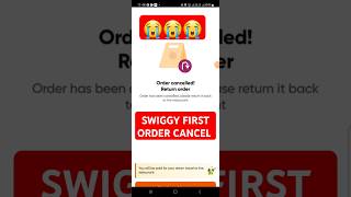 Swiggy me first order cancel 😪 swiggy zomato vlog [upl. by Ttemme]