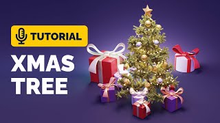 Blender 30 Xmas Tree Tutorial  Polygon Runway [upl. by Gemmell964]