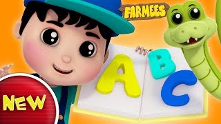 Phonics Songs  ABC Song  Alphabets For Kids  Nursery Rhyme  Baby Songs by Farmees [upl. by Elleirda]