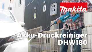 Makita AkkuDruckreiniger DHW180 [upl. by Karlow]