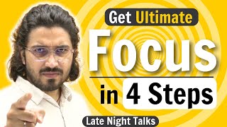 How to stay Focused  4 Steps get Focused  by Aman Dhattarwal [upl. by Arammahs]