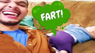 BOOM💣Lovely moments When baby farts Anytime Anywhere 💨💨💨 3  Funny Baby Farts  Funny Pets Moments [upl. by Baynebridge877]