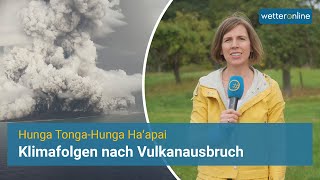 HungaTonga Vulkanausbruch mit Klimafolgen [upl. by Ygiaf]