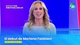 El debut de Mariana Fabbiani Minuto Argentina [upl. by Ifill]