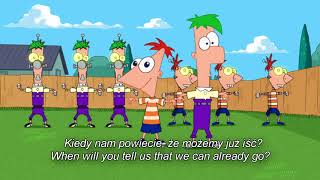 FHD PL Phineas and Ferb  Phinedroids and Ferbots Polish version with lyrics and translation [upl. by Allesiram388]